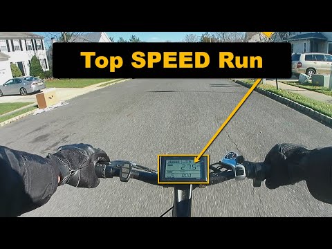 BIG Hill Top SPEED Run | FAT Tire electric bike | Ecotric 26 inch emtb | 500 watt Bafang motor