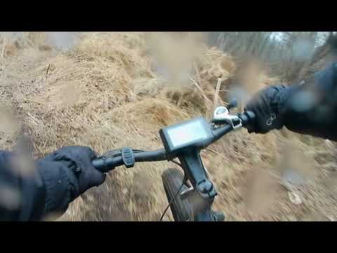 First SNOW of the Year 2020!!! | Ecotric 26 inch FAT Tire ebike Ride