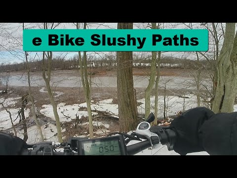 Slushy Park Paths 2021 | Ecotric FAT Tire eBike
