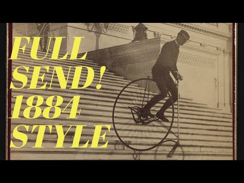 A Perilous Ride - Riding Stairs in 1884