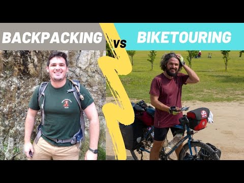 Back Packing vs Bike Touring [LIVE]