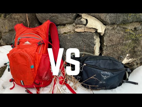Backpack vs Fanny Pack (hip pack) - For Mtn Biking or Bikepacking