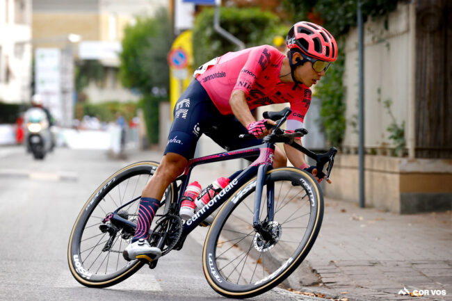 Sergio Higuita has been fired for riding the wrong bike