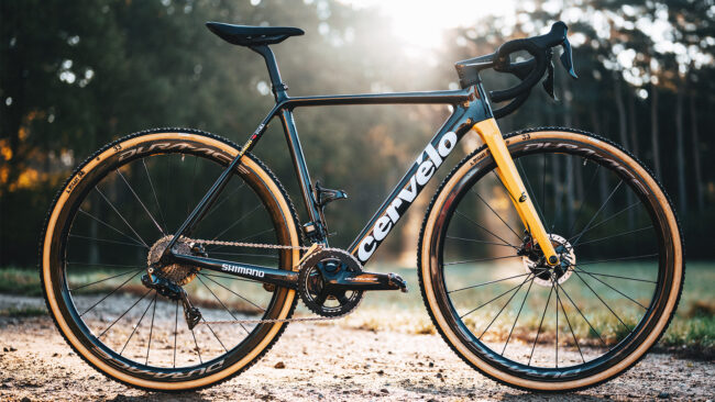 Cervelo R5-CX, a cyclocross race bike designed for Vos and Van Aert