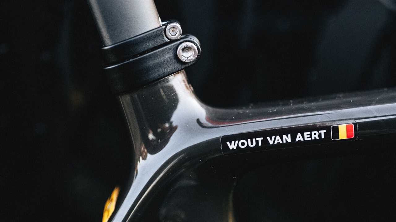 Cervelo R5-CX, a cyclocross race bike designed for Vos and Van Aert