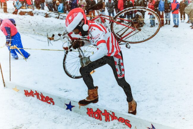 Retro gallery: Racing in a blizzard at US CX nationals in 1995