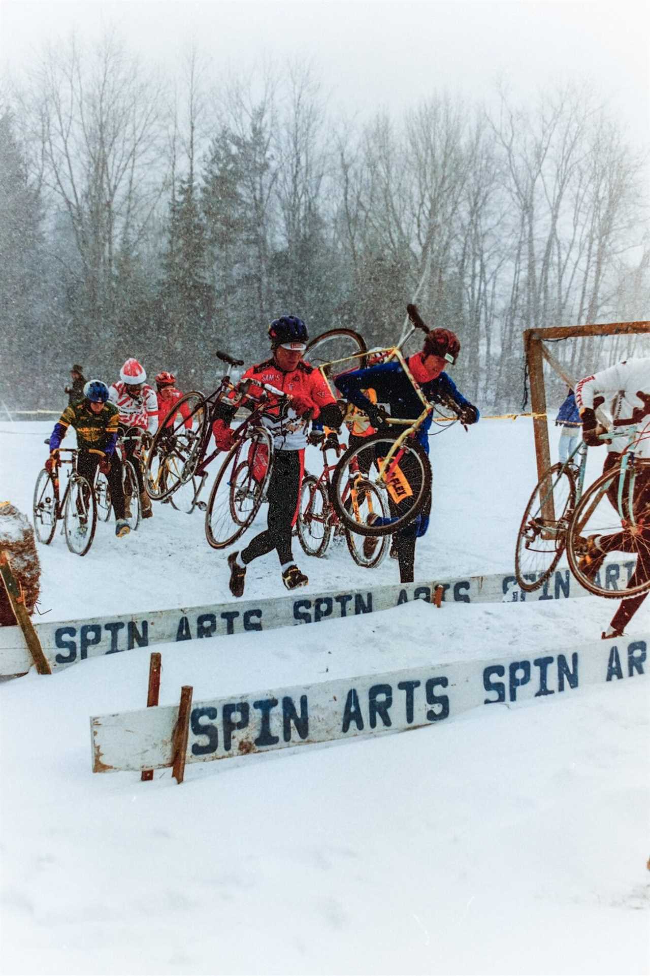 Retro gallery: Racing in a blizzard at US CX nationals in 1995