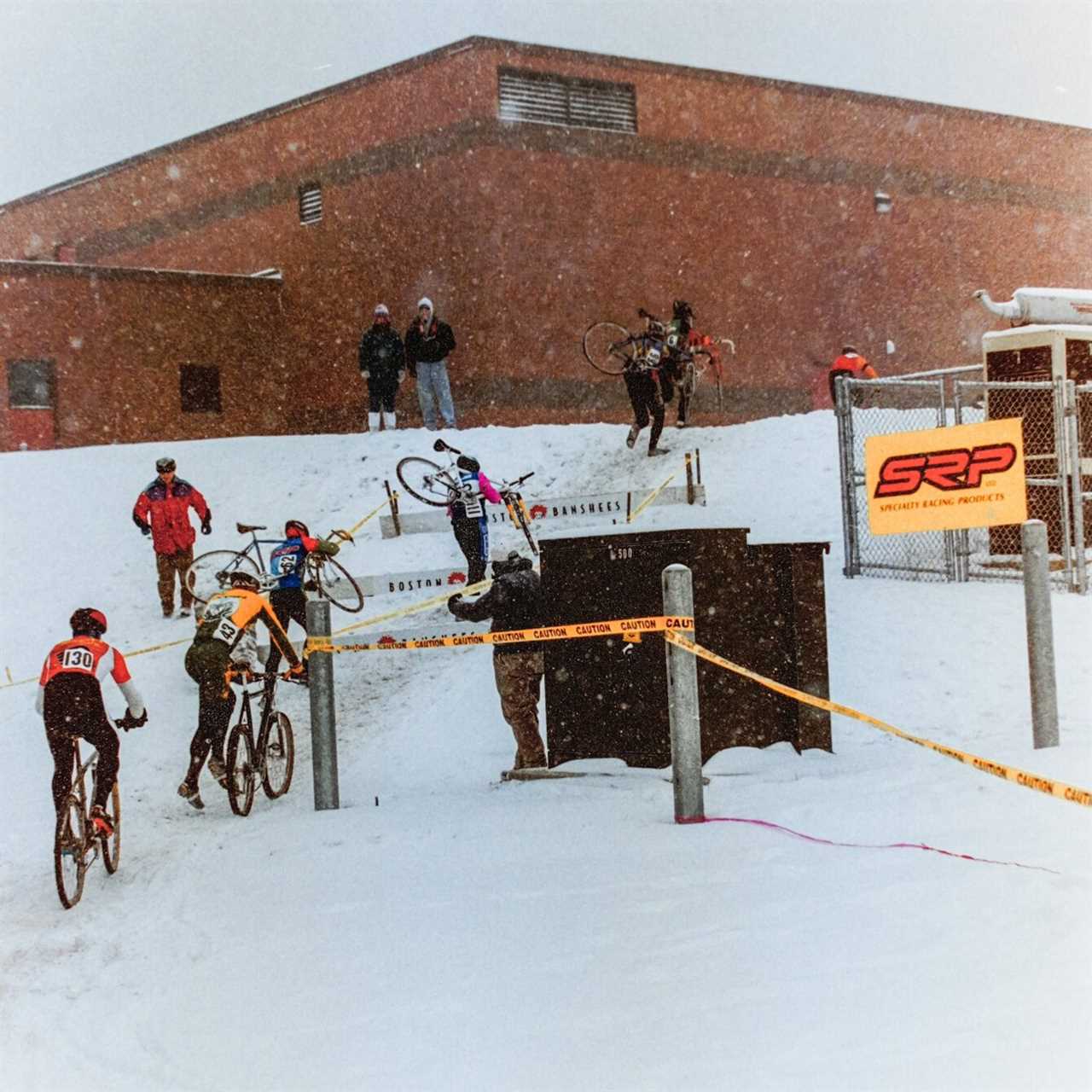 Retro gallery: Racing in a blizzard at US CX nationals in 1995