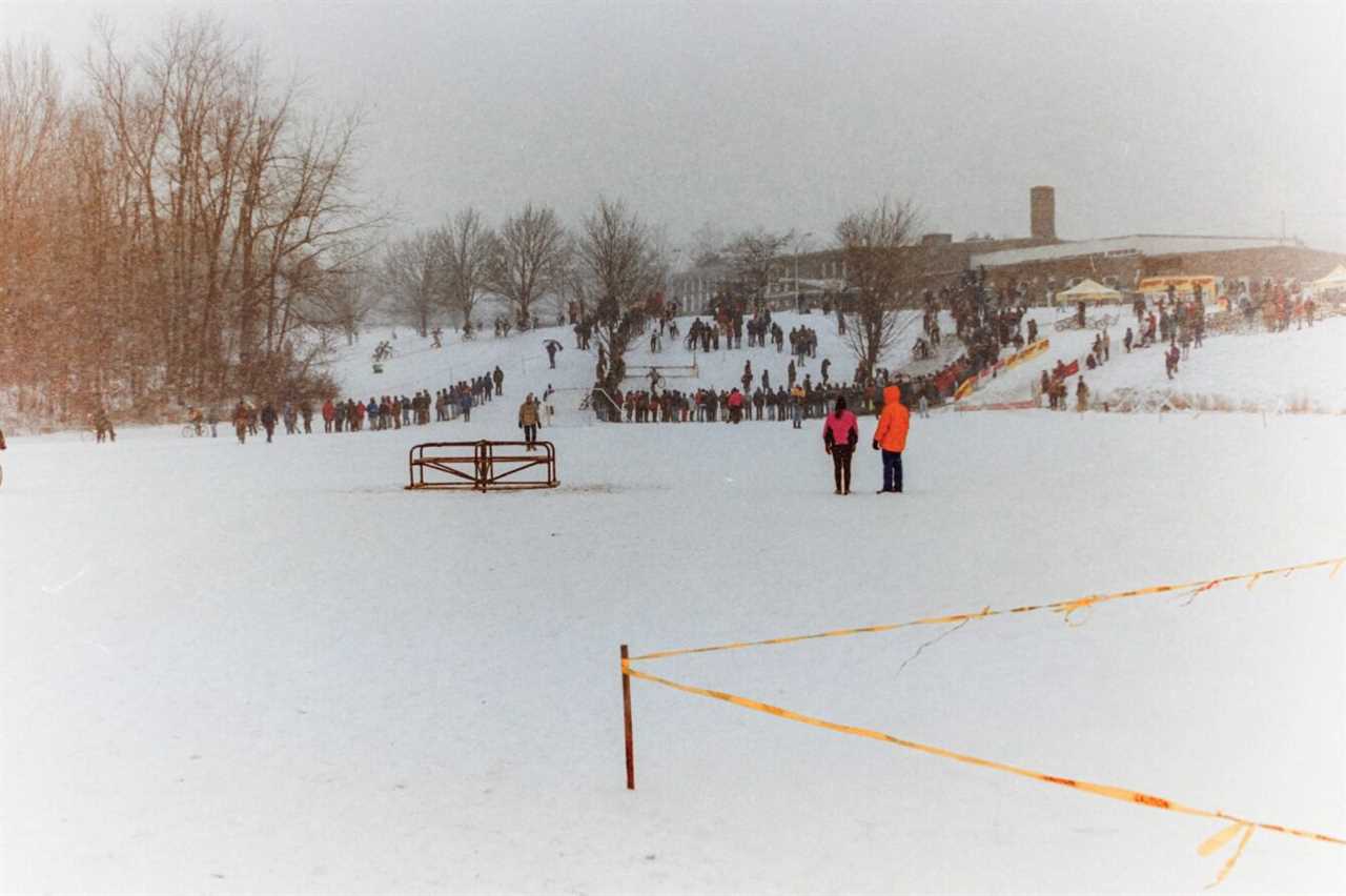 Retro gallery: Racing in a blizzard at US CX nationals in 1995