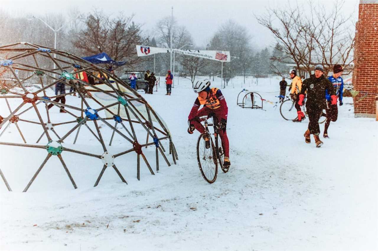 Retro gallery: Racing in a blizzard at US CX nationals in 1995