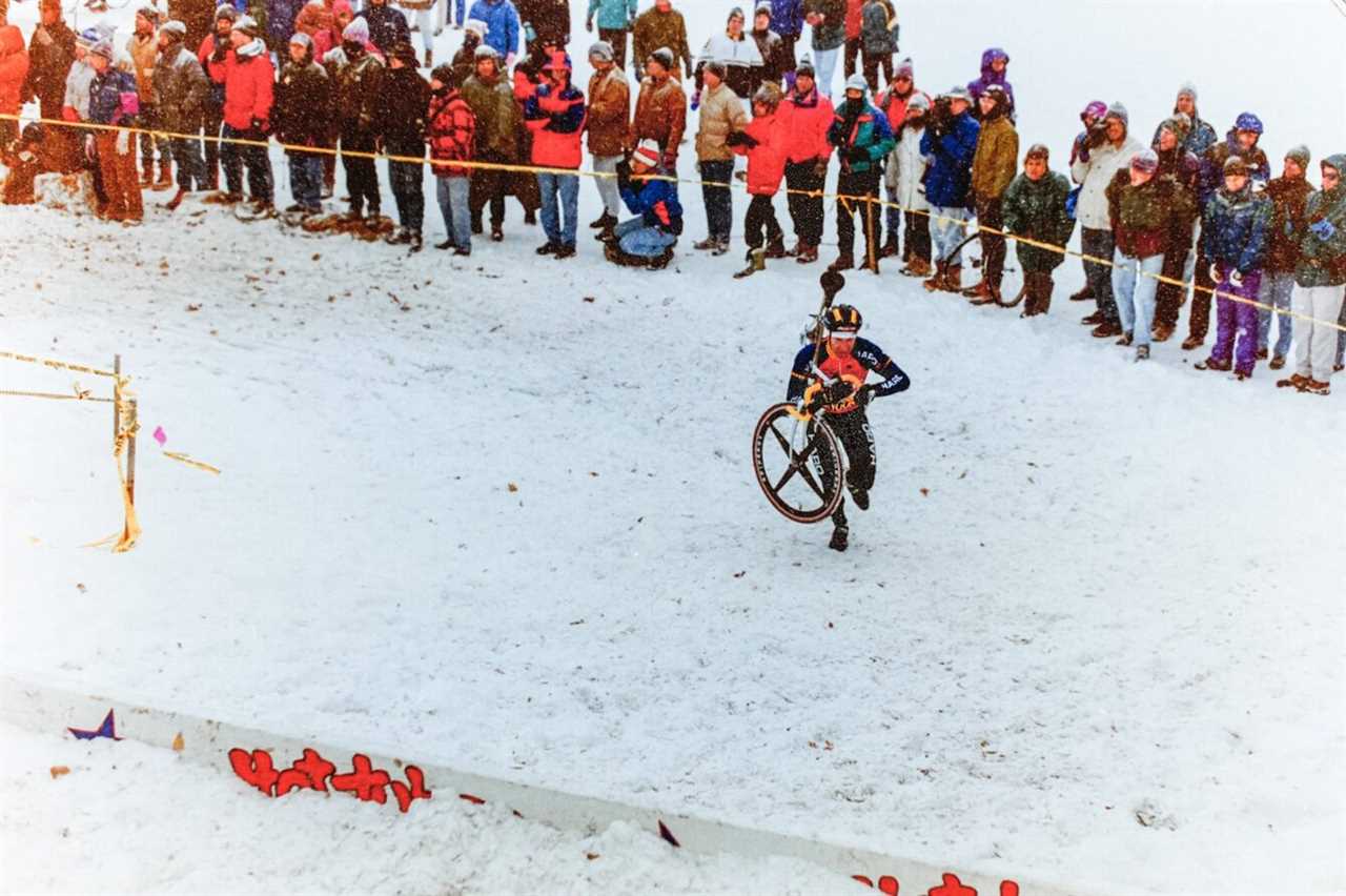 Retro gallery: Racing in a blizzard at US CX nationals in 1995