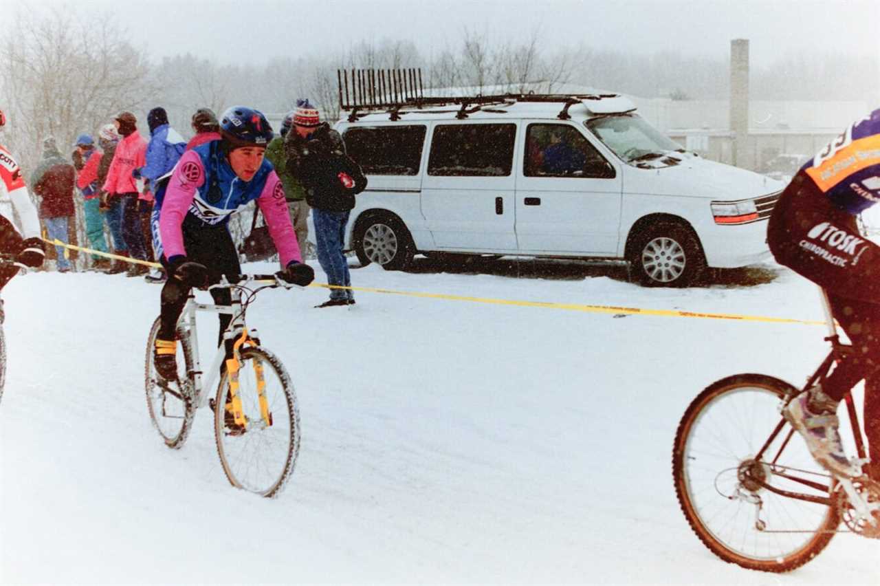 Retro gallery: Racing in a blizzard at US CX nationals in 1995