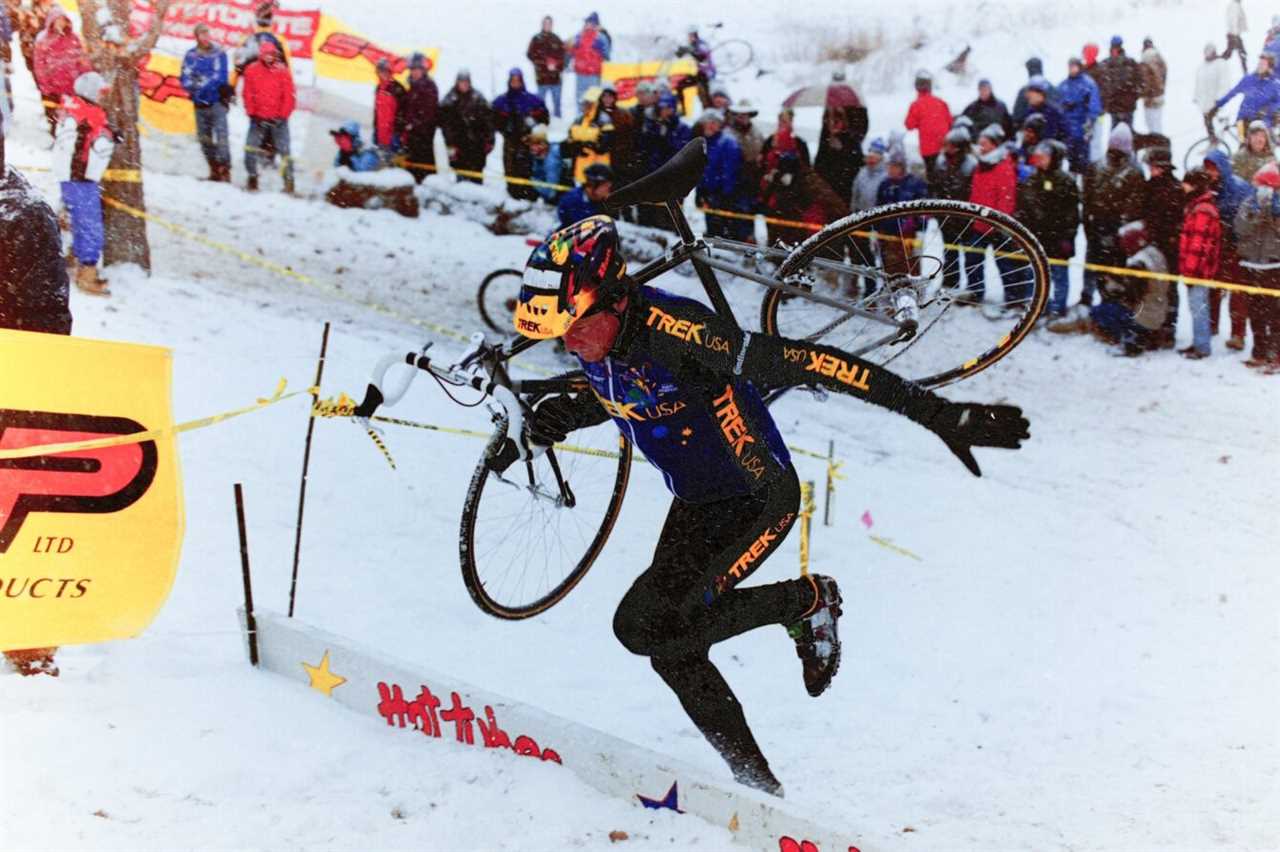 Retro gallery: Racing in a blizzard at US CX nationals in 1995