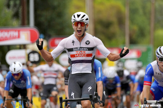 Blake Quick sprints to stage 2 win at the TDU Festival of