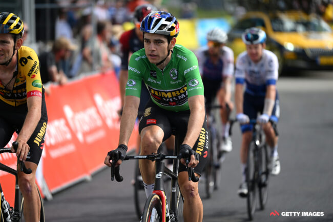 Wout out of Belgian champs with knee knock, cautious before Tour de France