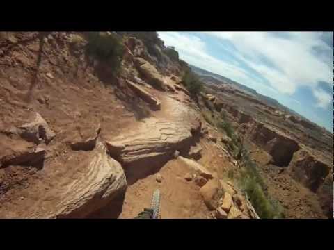 Porcupine Edge on a Recumbent Mountain Bicycle.