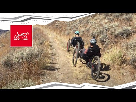 Recumbent Trike Path Riding with Seeker - The Fingerless Cyclist