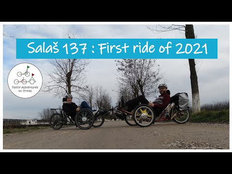 First Trip of 2021: Salaš 137|RECUMBENT TRIKE vlog|Steintrikes Wild One