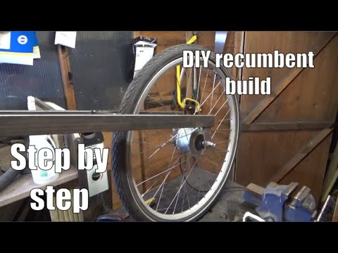 Build your very own recumbent bike component 1. diy short wheelbase recumbent bike construct 26 x 24' wheels.