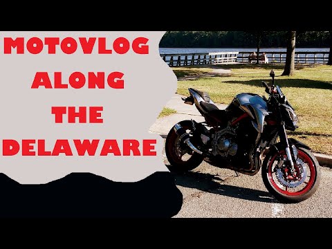 Motovlog Along the Delaware River | Roebling New Jersey USA