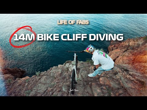 14 m Cliff Diving on a BIKE