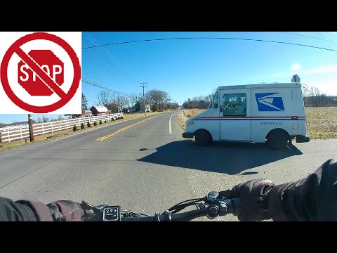 Mailman Fails to Stop | eBike Close Calls