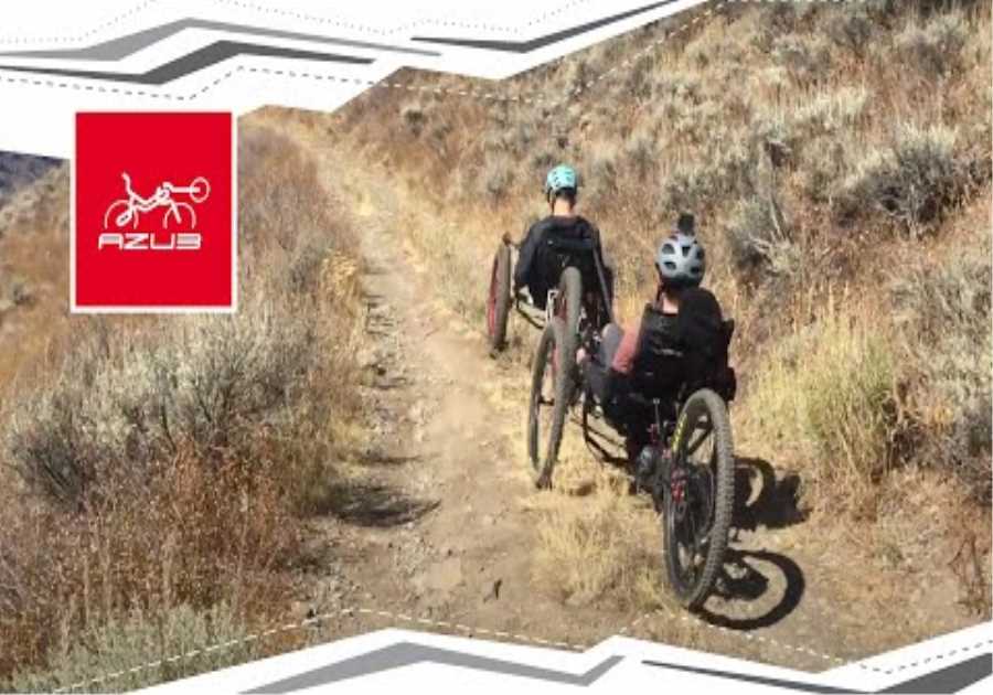 Recumbent Trike Trail Riding with Hunter - The Fingerless Rider