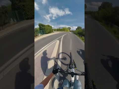 Getting pulled by a motorcycle rider to hit a jump ⚡️