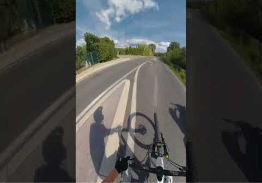 Getting pulled by a motorcycle rider to hit a jump ⚡️