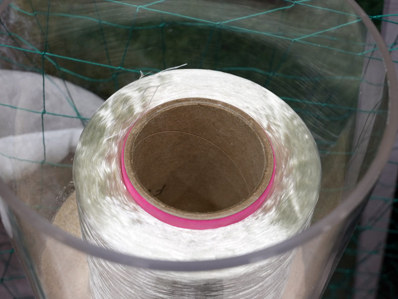 nylon thread made from Seawastex recycling fishing nets