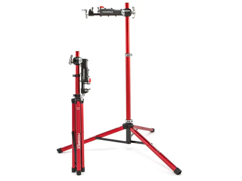 Feedback Sports Pro Mechanic lightweight folding aluminum bicycle repair stand, studio