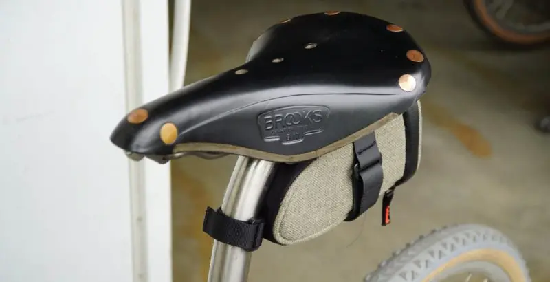 Fierce Hazel True Grit Saddle Bag Brooks hero shot