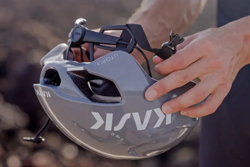 2023 Kask Utopia Y aero road helmet updated with improved fit & finish, new dial retention
