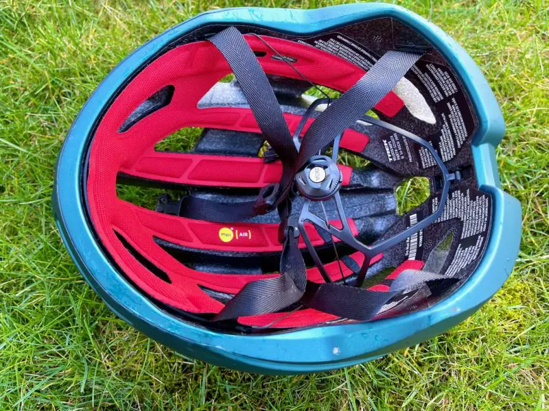 Trek Velocis Helmet side inside