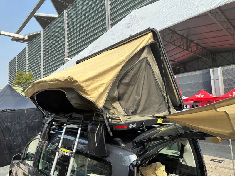 dirty formosa outdoor pavilion with car camping and vanlife setups