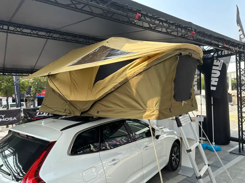 dirty formosa outdoor pavilion with car camping and vanlife setups