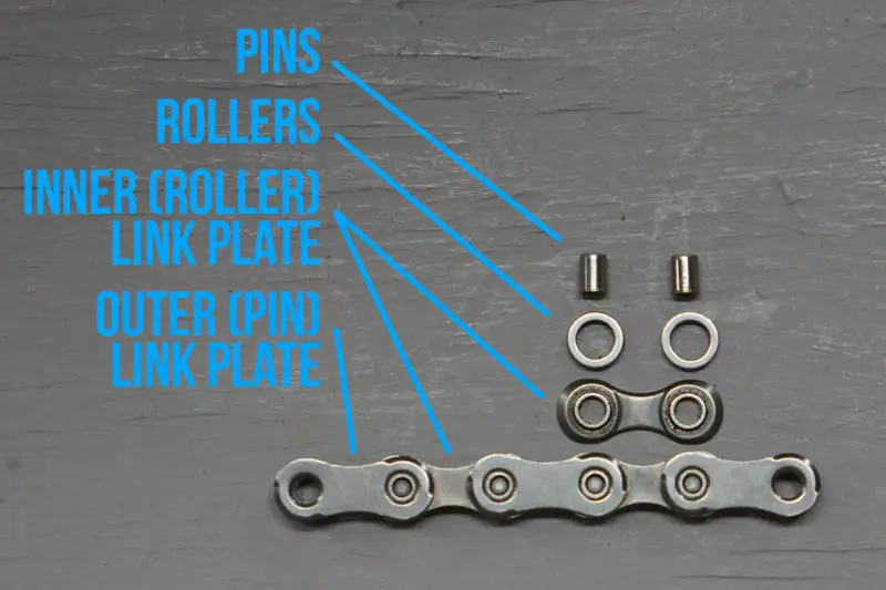 parts of a shimano 12 speed mountain bike chain