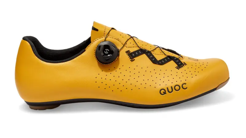 Quoc Escape Road bike shoes, side Amber