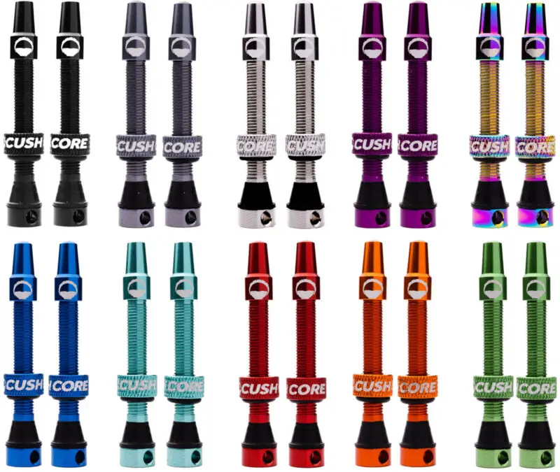 cushcore tire insert tubeless valves all colors
