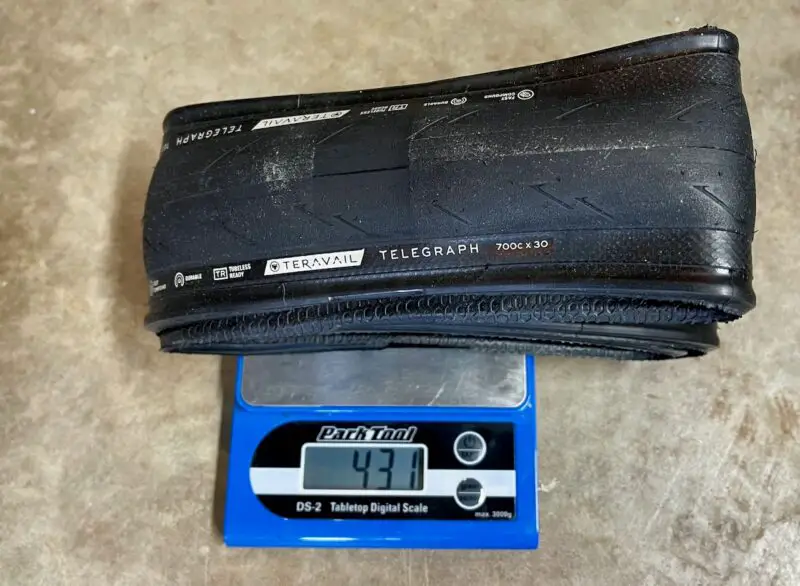 Teravail Telegraph road tires durable weight