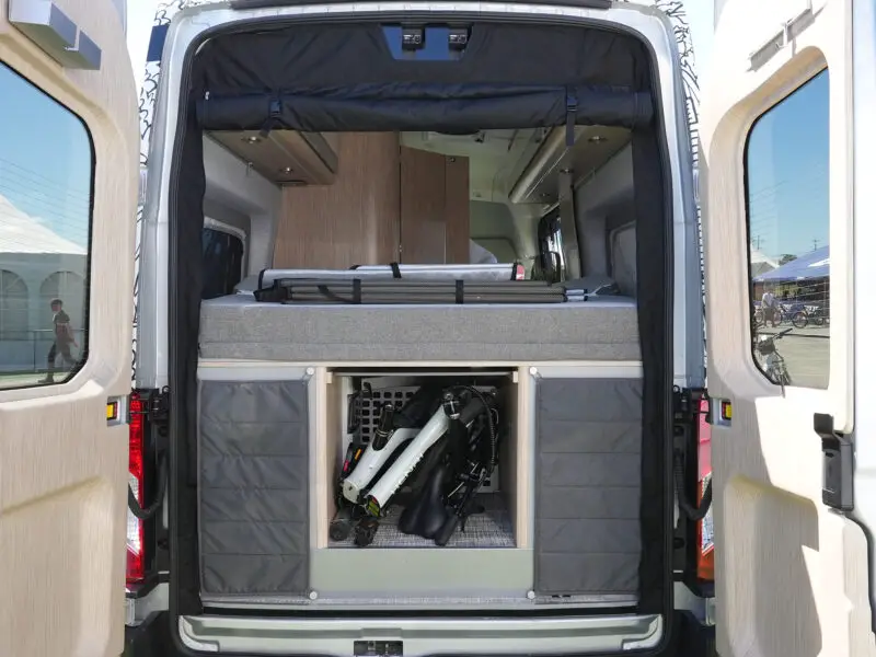 winnebago eRV electric ford transit camper van