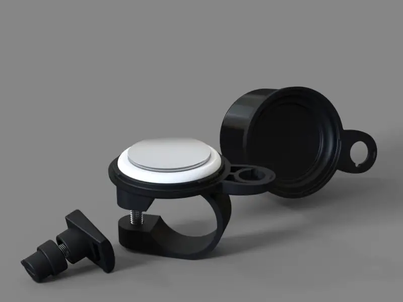 AirBell with Apple AirTag installed
