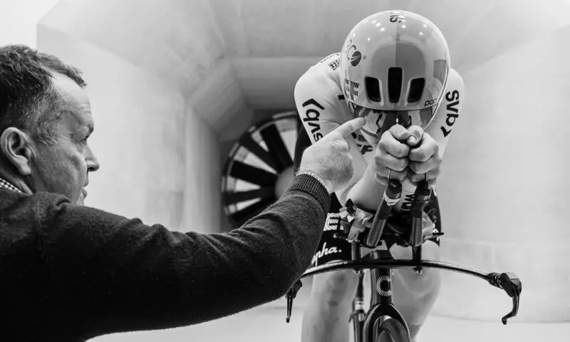 POC Procen TT helmet, cooling vented aerodynamic time trial road racing helmet, wind tunnel