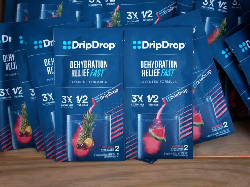 drop drop dehydration relief drink mix