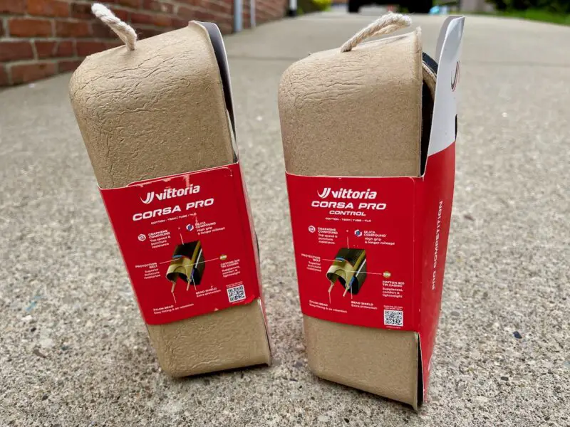 Vittoria Corsa Pro Speed control Tires packaging