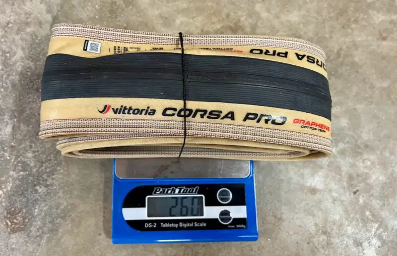 Vittoria Corsa Pro Speed weight