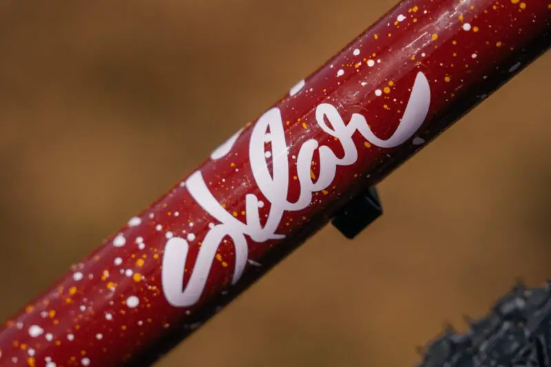 Sklar Bikes x The Radavist Super Something #1 down tube logo