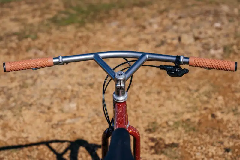 Sklar Bikes x The Radavist Super Something #flatbar cockpit POV