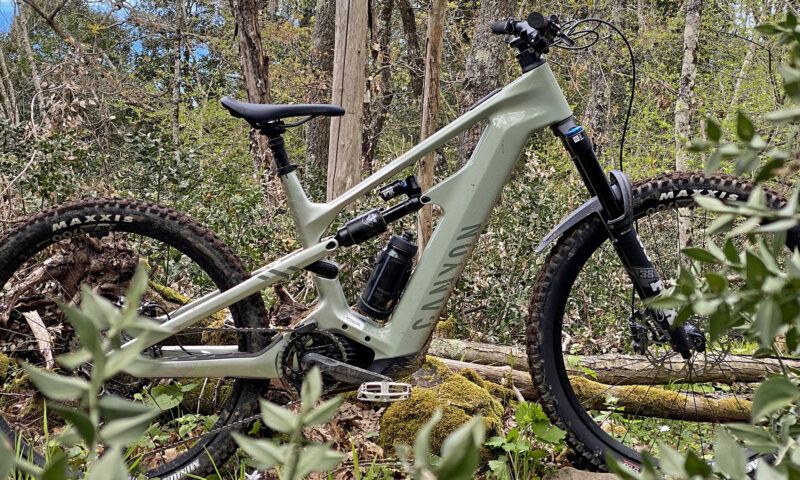 2023 Canyon Strive:ON CFR eMTB, race-ready carbon enduro ebike, frameset detail