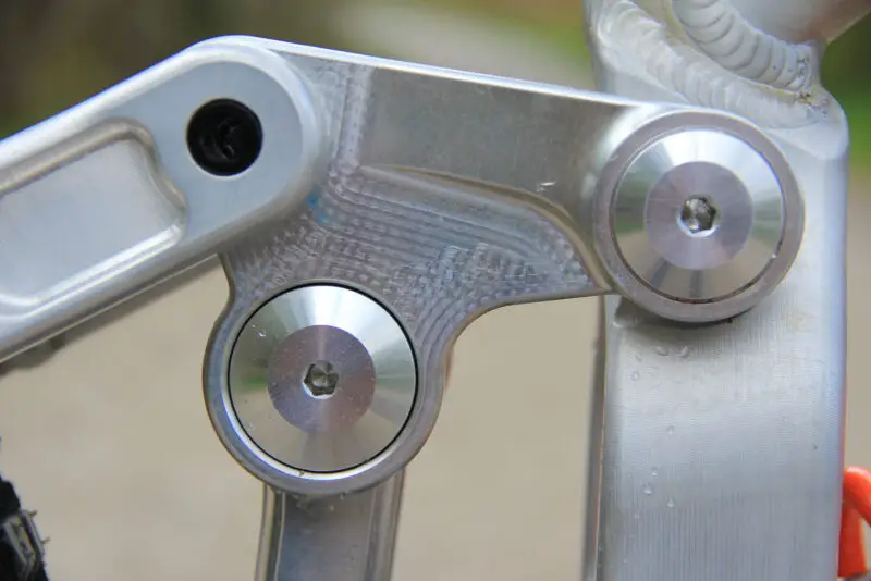 saracen myst prototype dh bike 2nd lighter machined links
